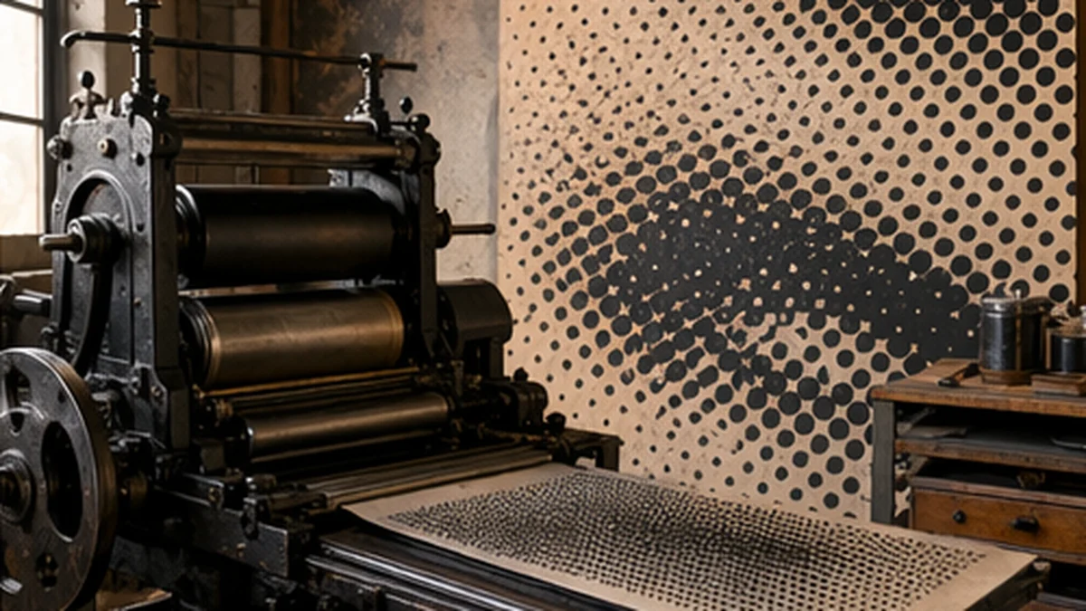 Storia dell'arte halftone e dell'effetto mezzitoni